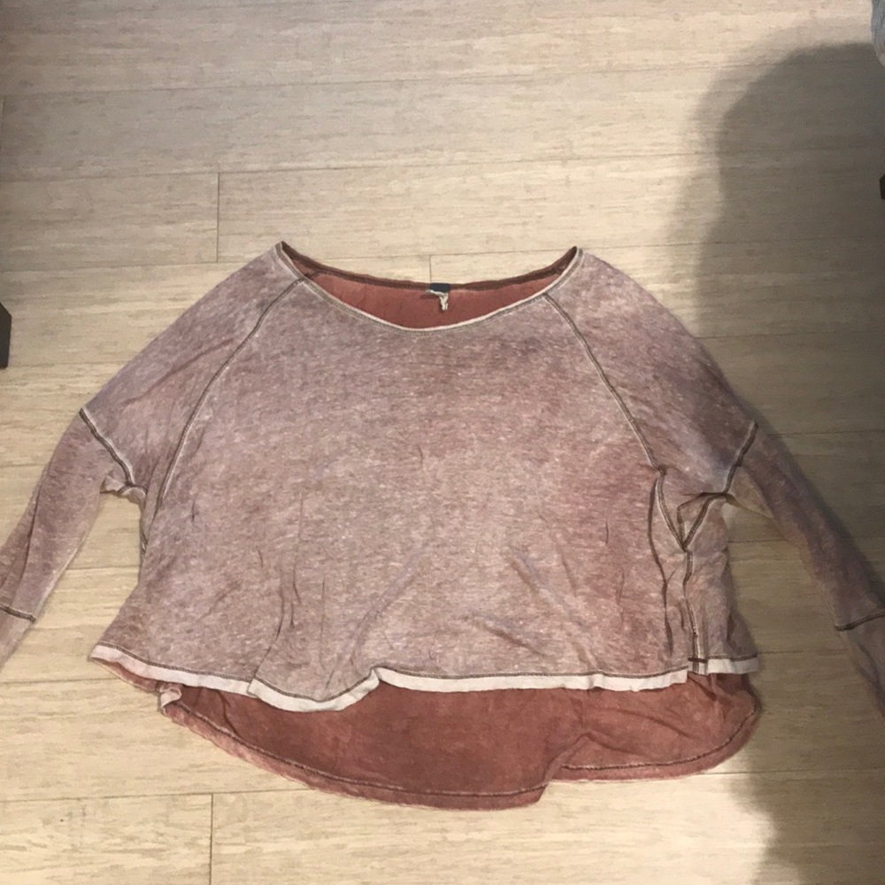 Free People burnt orange top